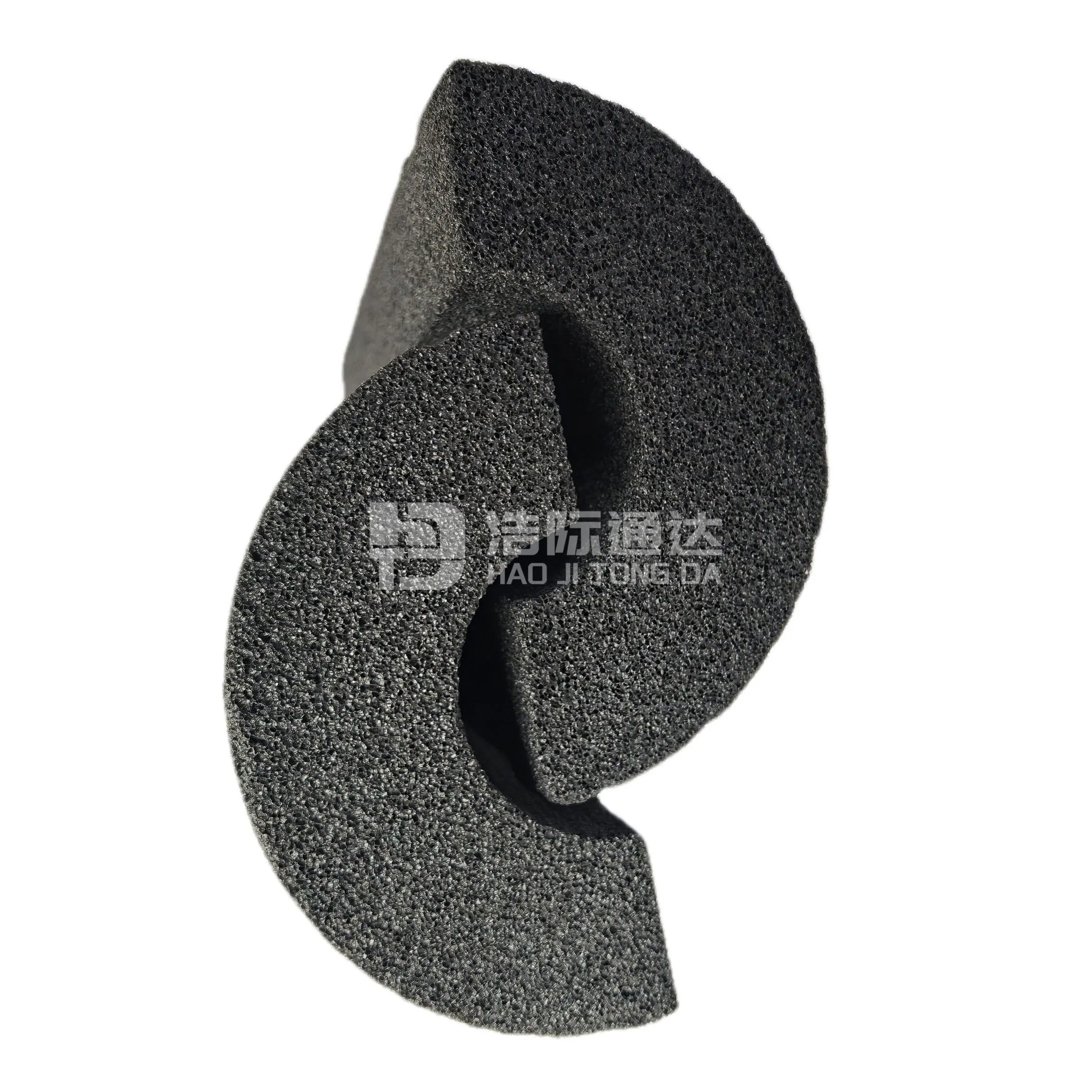 Customize Service Dual (Cold/Hot) Insulation Density 115kg/M3 Pre-Fabricated Foam Glass Cellular Glass Pipe Tube