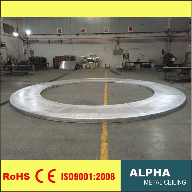 Aluminum Exterior Non-Standard Shaped Decorative Suspended Wide False Ceiling