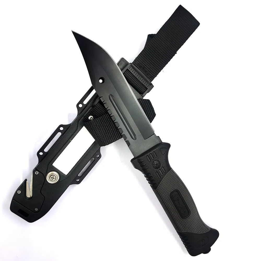 Fbk-Ak47 11.8 Inches Tactical Survival Rescue Hunting Paratrooper Fixed Blade Knife Multipurpose