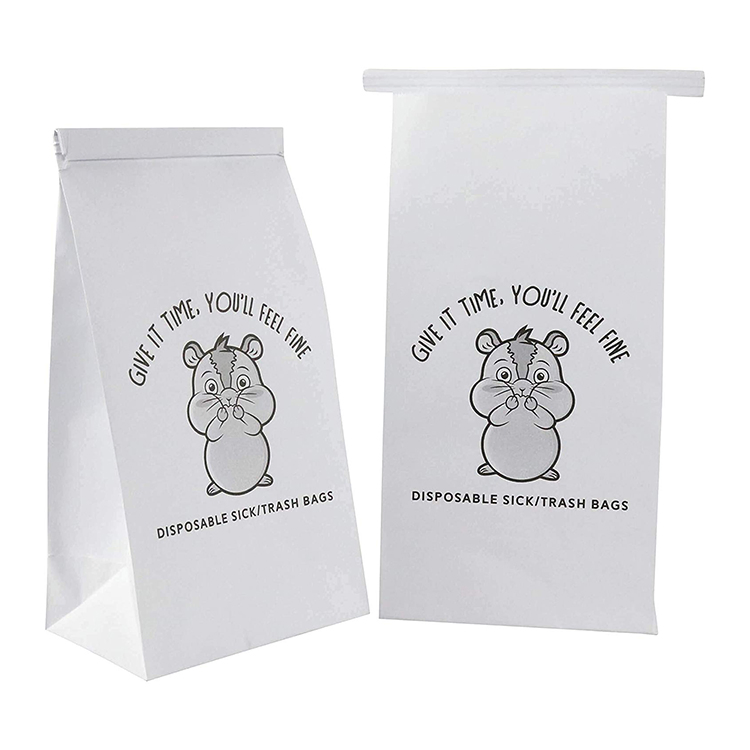 Hospital Airplane Travel Motion Vomit Airsickness Paper Bag