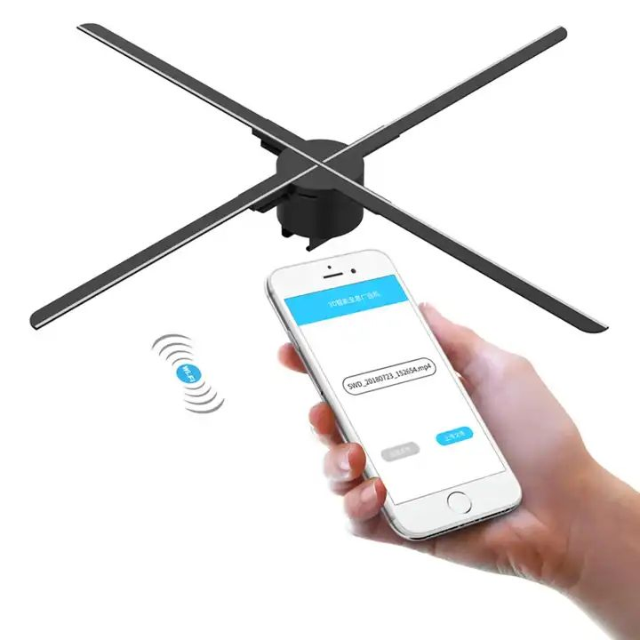Smart 65cm 3D Holographic Display with APP for Promotions