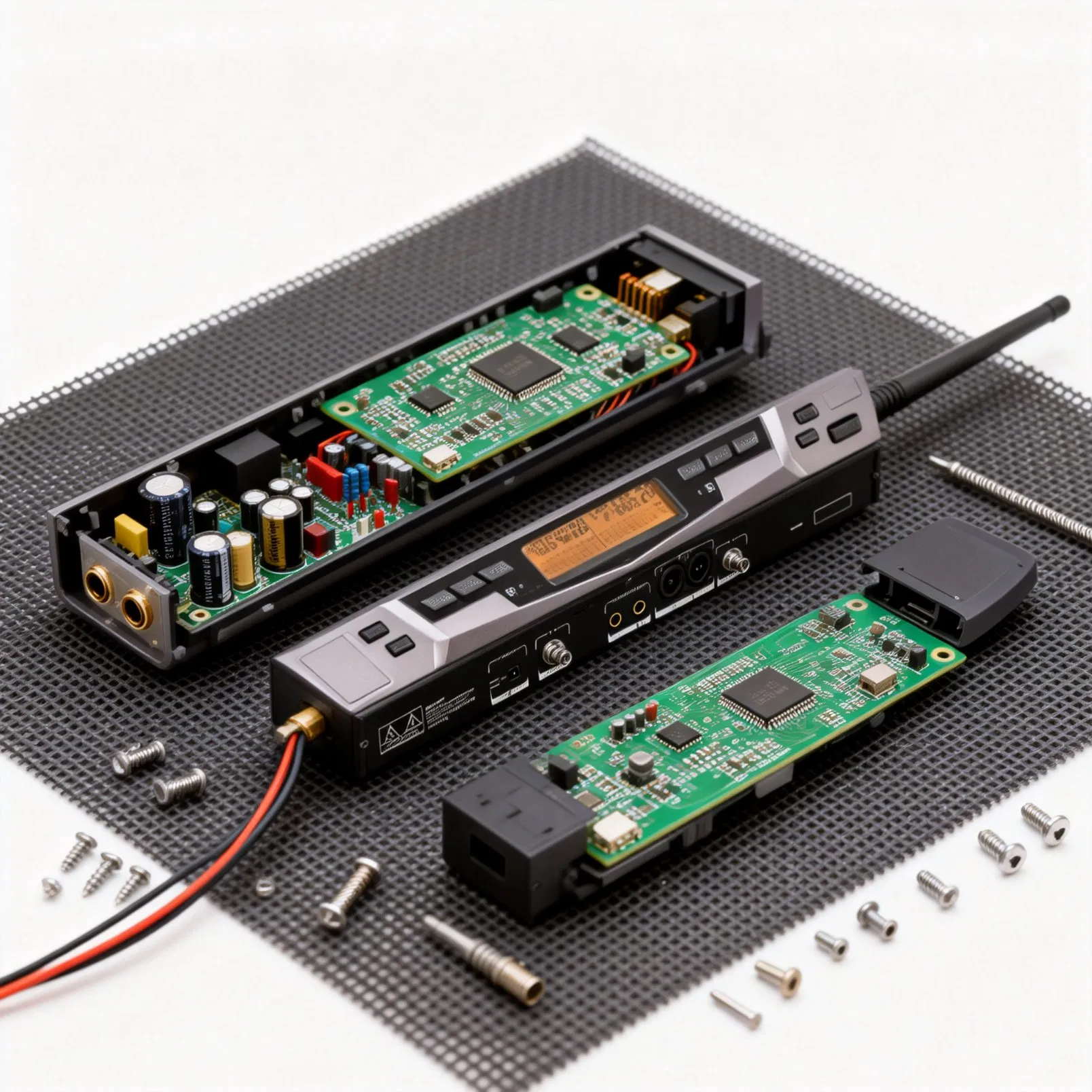 Intelligent Dual-Channel UHF Infrared Synchronized Low-Latency High-Stability Anti-Interference Professional Wireless Microphone Audio Transmission System