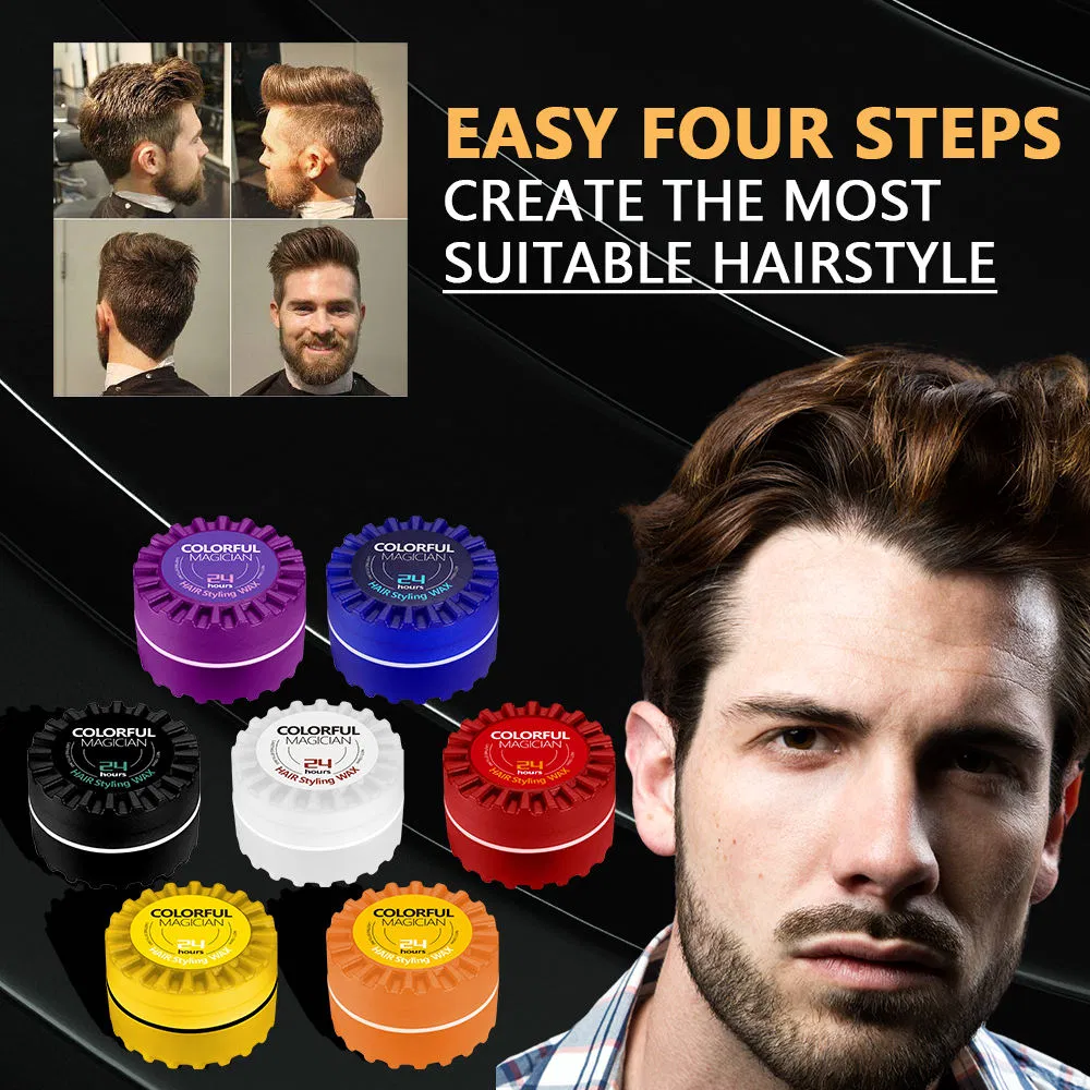 Hot Sale Wax Strong Hold Hair Styling Product Hair Pomade Wax Private Customization Brand 150g Retro Shine Western Unisex OEM