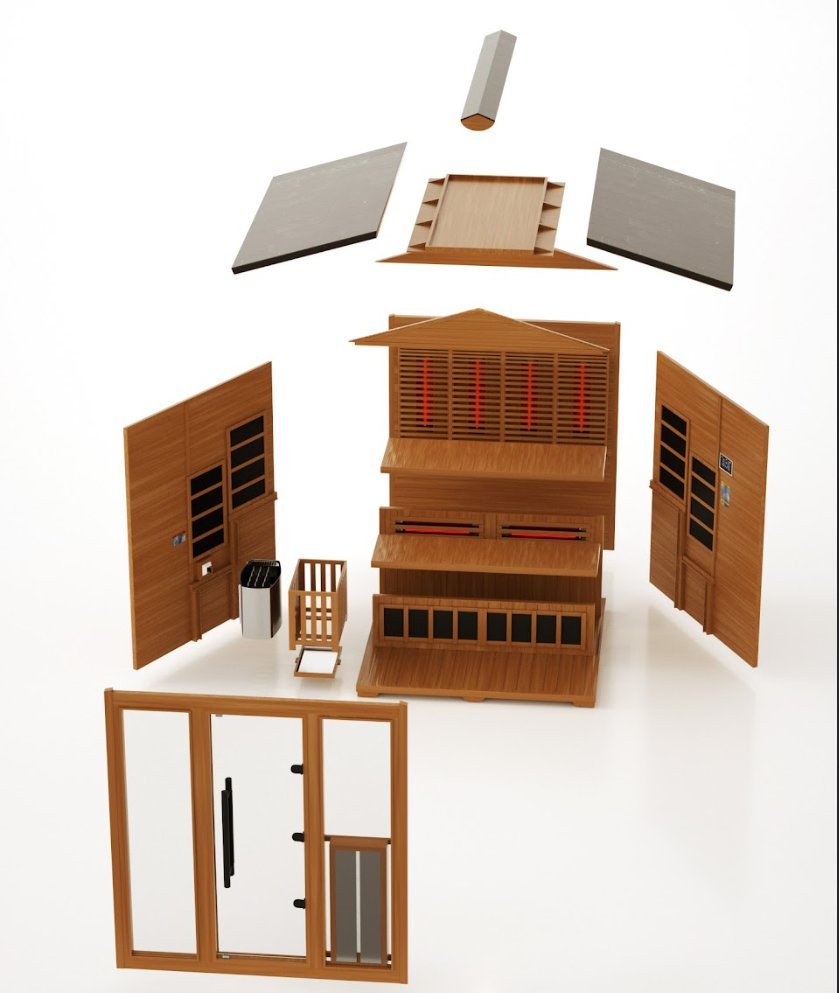 Портативная паровая сауна для улицы Premium 2025