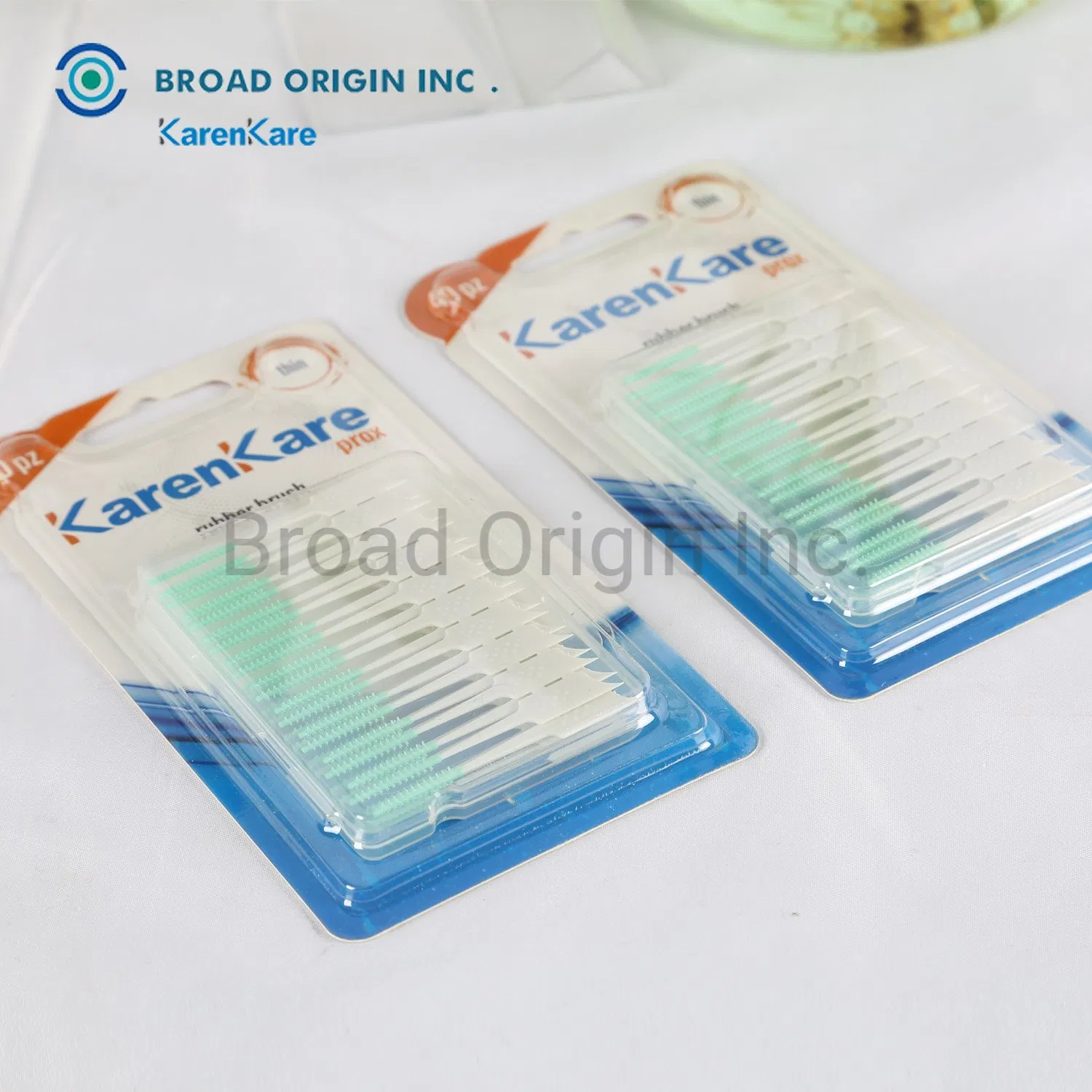 Eco Friendly Biodegradable Rubber Interdental Brush Adult Toothbrush