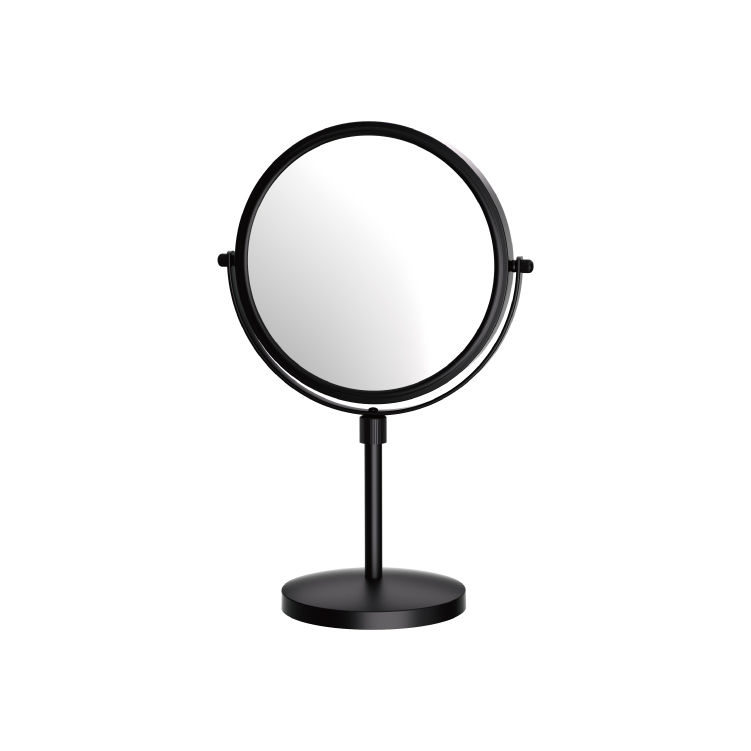 New Hotel Black LED Light Magnifying Makeup Mirror