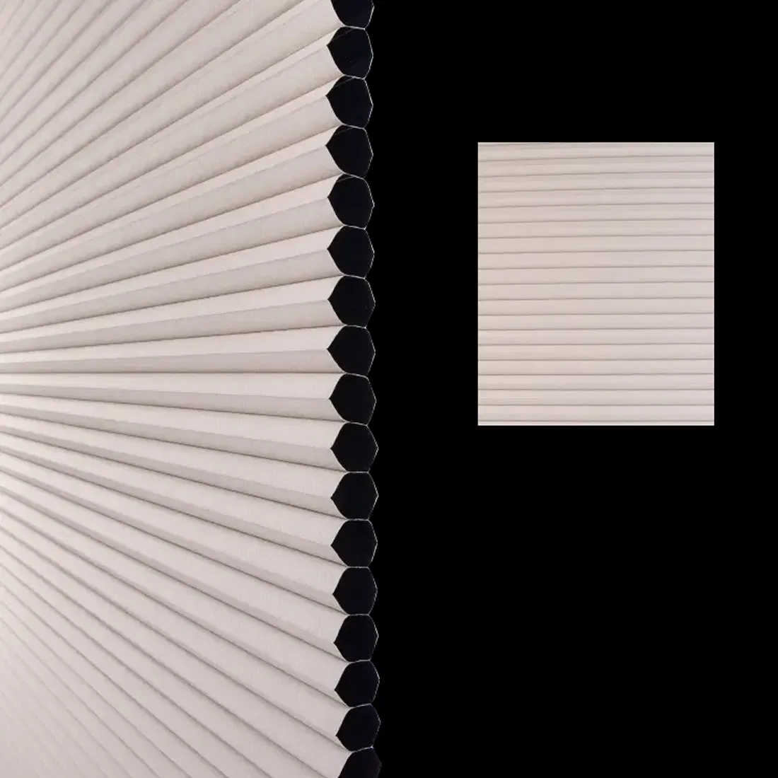 Customized 25mm 38mm Non Woven Pleated Honeycomb Blinds Blackout Fabric for Indoor Windows