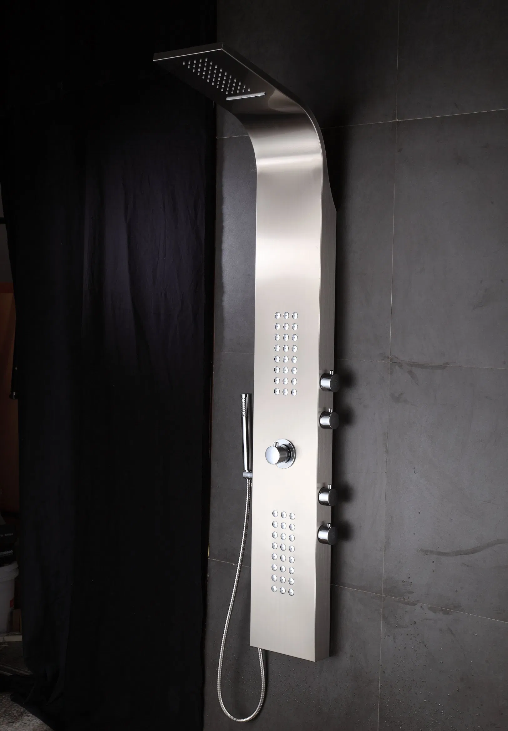 Rainfall Shower Panel System with Temperature Control High-Pressure Shower