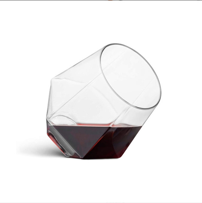 Pet Plastic Unbreakable Stemless Wine Glass Bar Party