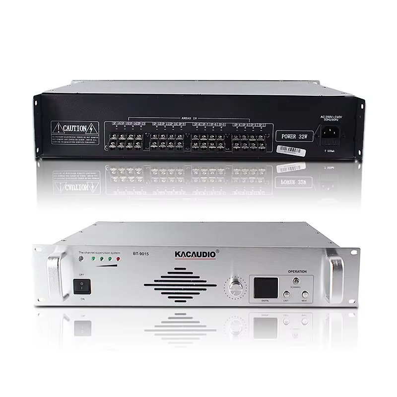 10-канальный звуковой монитор с дисплеем для PA систем