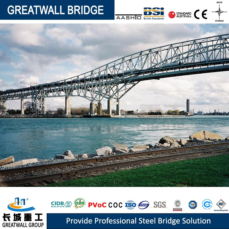 Hot Sale Steel Structure Prefab Truss Road Bridge/Railway Bridge