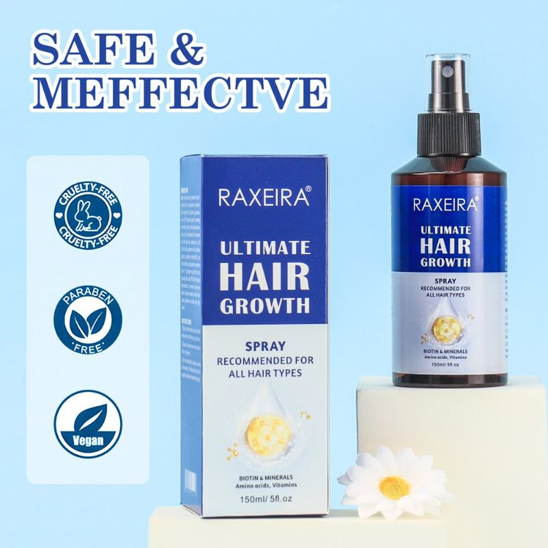 Private Label Anti Loss Thicken Hair Growth Spray for All Hair Types