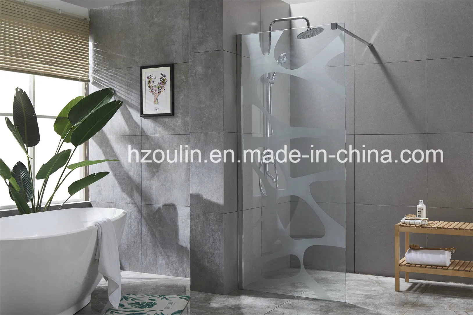 Walk in with Shaped Pattern