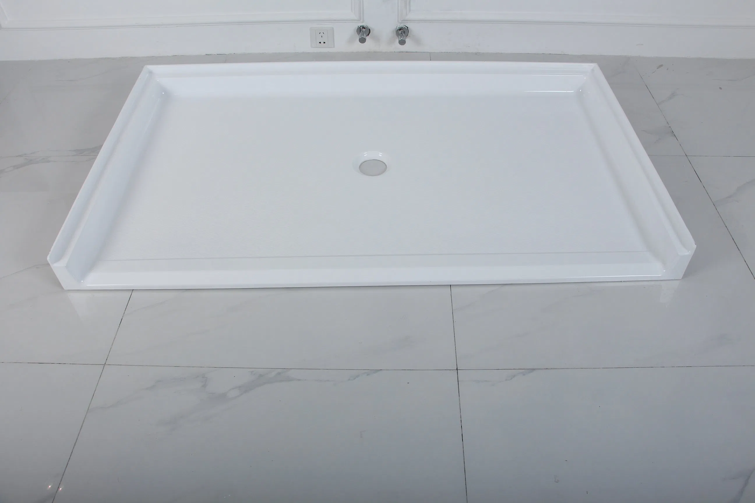 Barrier Free Threshold and Handicapped Acrylic Shower Tray Plate for North American Market