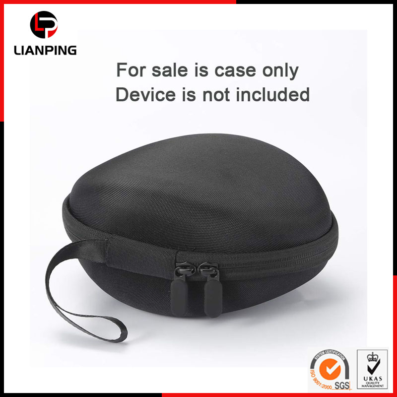 Shockproof Zipper Hard EVA Case for Headphone with Mesh Pocket