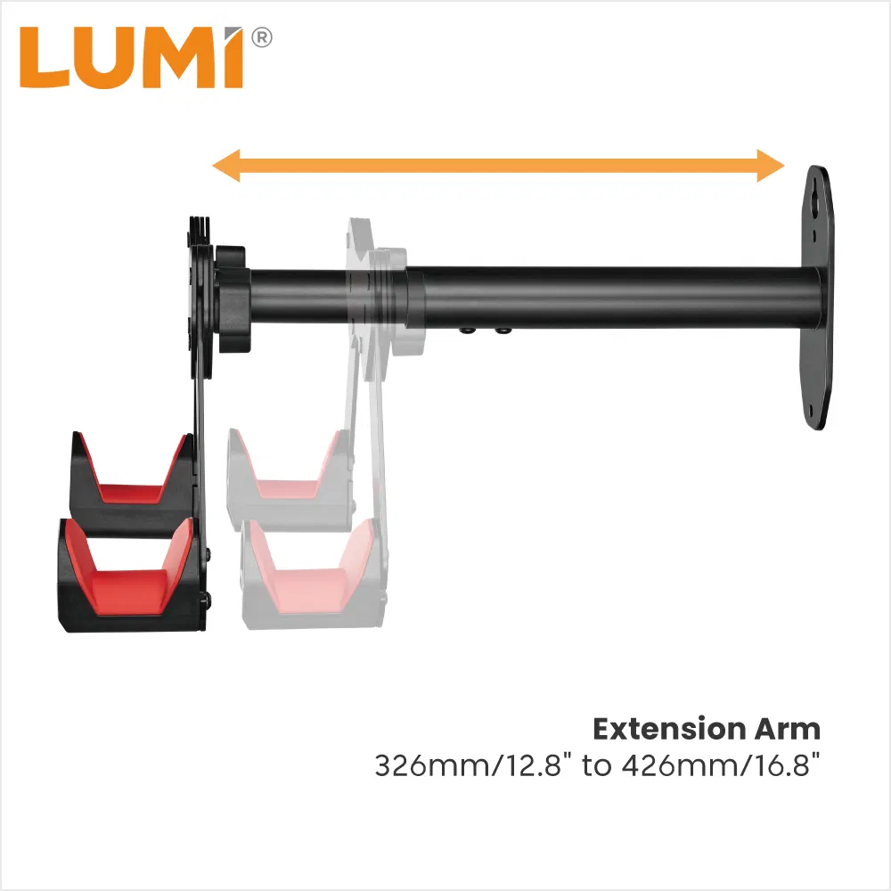 Customized Adjustable Bicycle Wall Mount Bike Hanger for Indoor Garage or Home