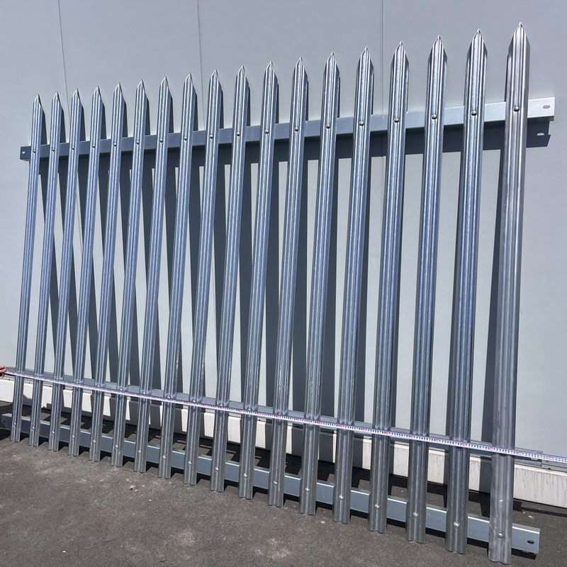 China Factory Galvanized Steel Palisade Fencing for Papua New Guinea