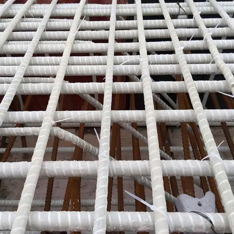 Wholesale Glass OEM/ODM Fiber FRP Gfrp Fiberglass Rod Bar Rebar for Lightweight Building Material