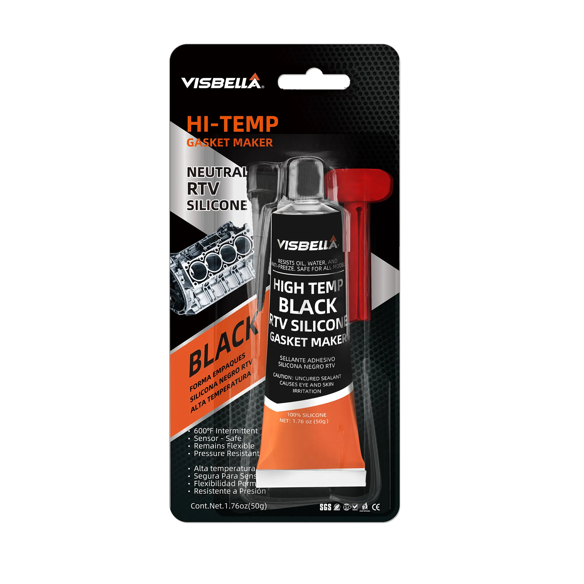 105g RTV Gasket Maker & Push Tool Visbella