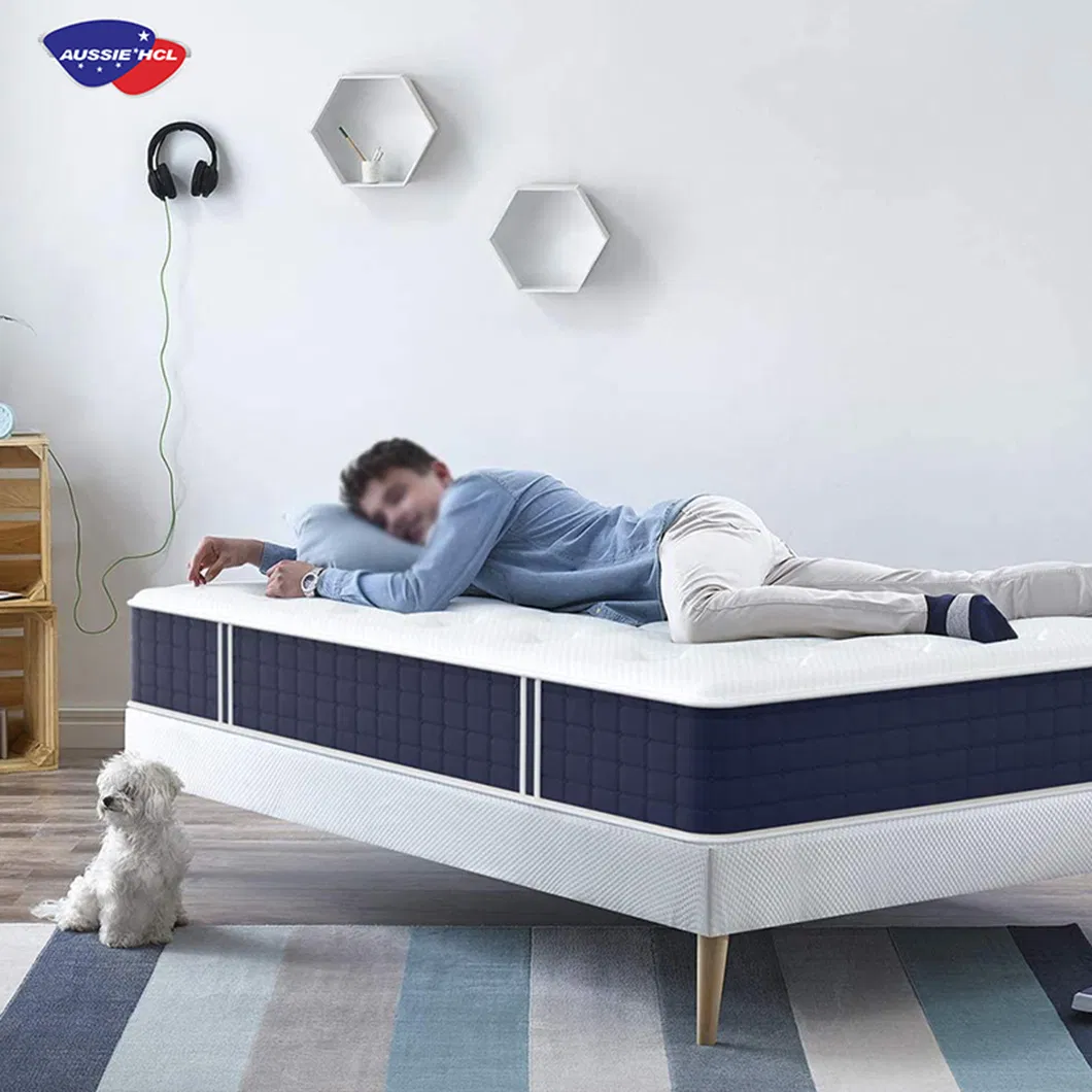 Aussie HCl Anti-Stress Mattress 160X200 Cm Pocket Spring Memory Foam Multilayer Composition Ergonomic 7 Comfort Zones Mattresses