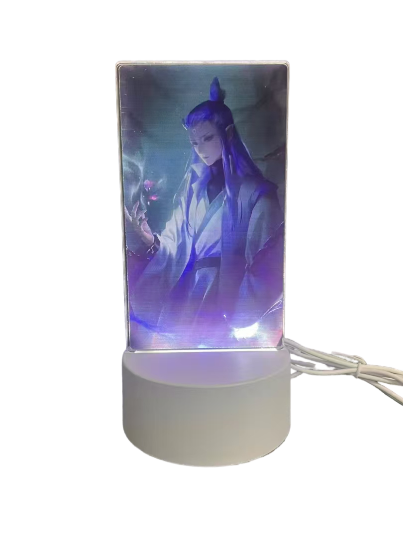 Nezha Illusion Lamp Acrylic 3D LED Night Light