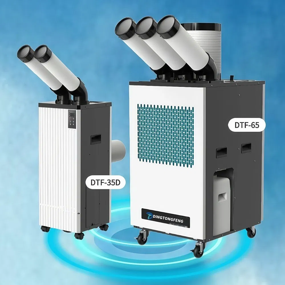 Extreme Cooling Dtf-50r 1.65kw Rated Power Mobile Room Portable Air Cooler