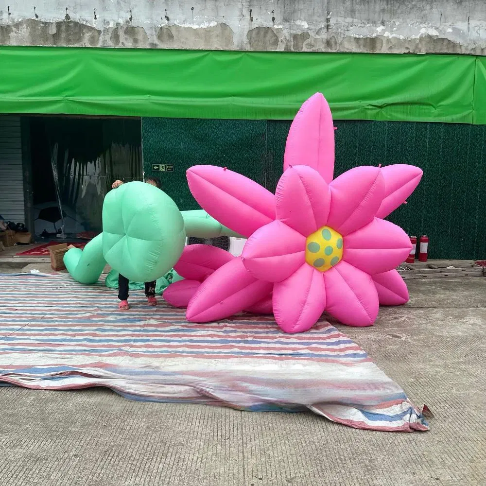 Boyi Custom Decorative Giant Bonsai Inflatable Flowers for Shopping Mall Decoration
