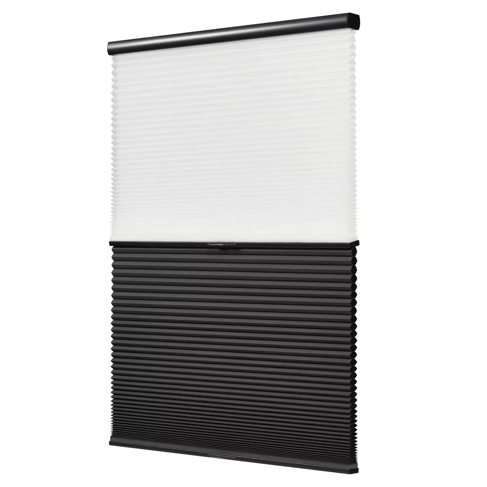 No Tools No Drill Pull Down Honeycomb Blinds for Indoor Windows