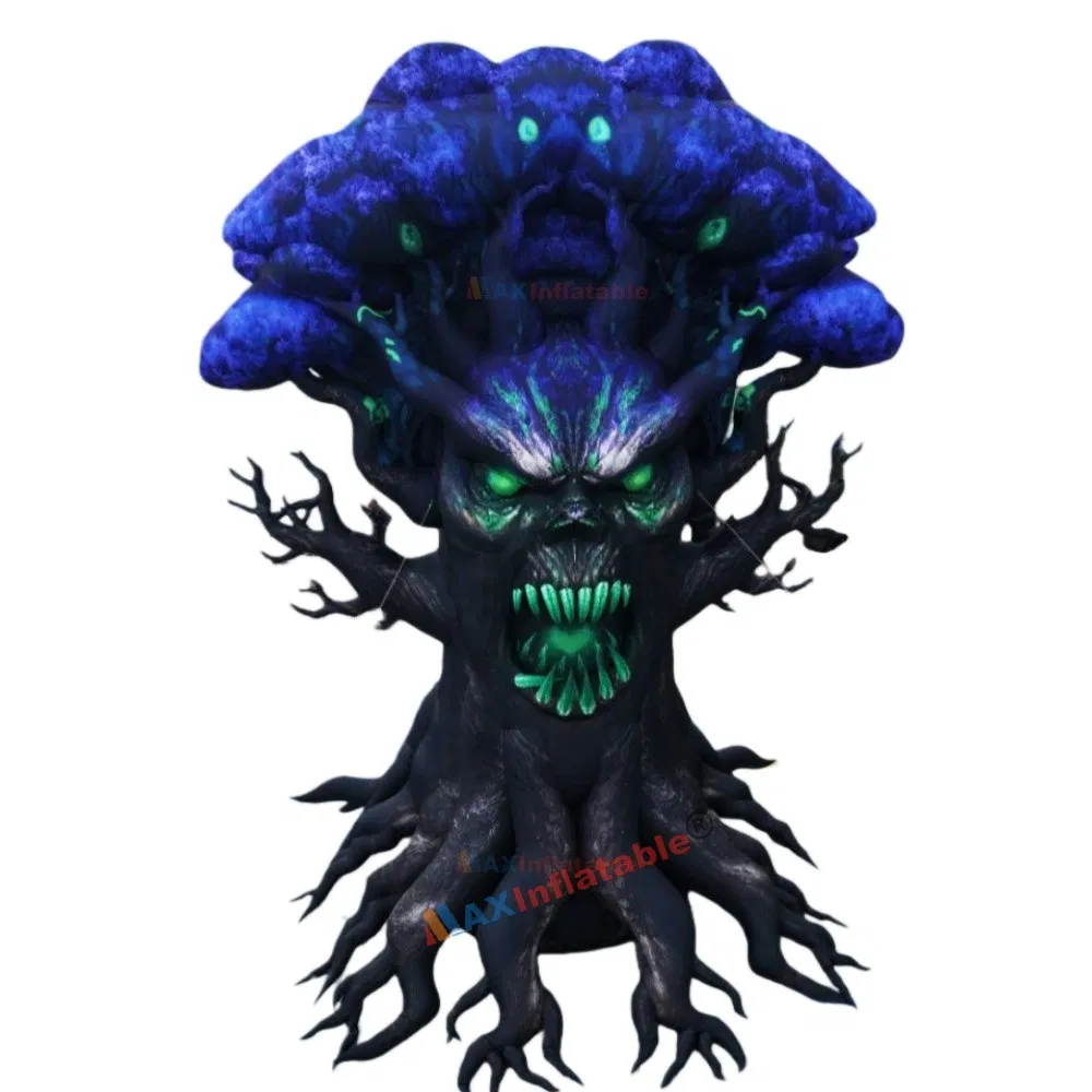Giant Inflatable Halloween Black Tree Decoration or Stage Shows and Exhibition