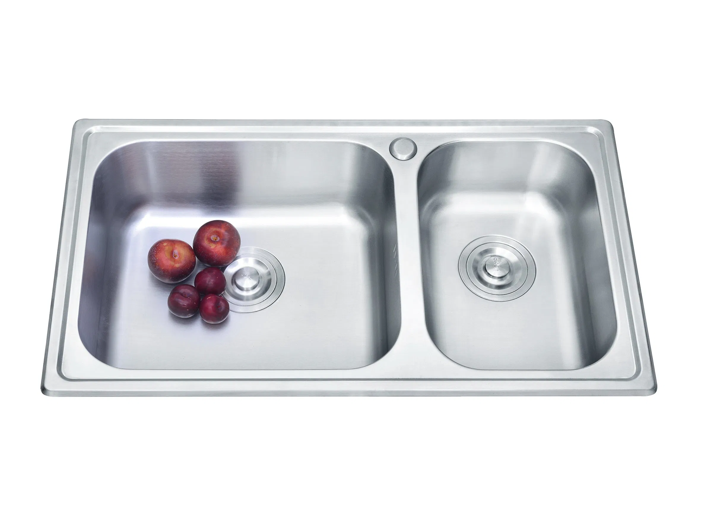 Factory Sale Press Kitchen Sink Stainless Steel Double Bowl Kitchen Sink
