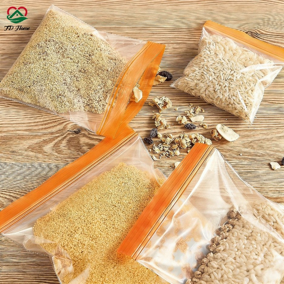 Free Samples Convenient Carry PE Reclosable Ziplock Packing Bag Chicken Retail Packaging Bag