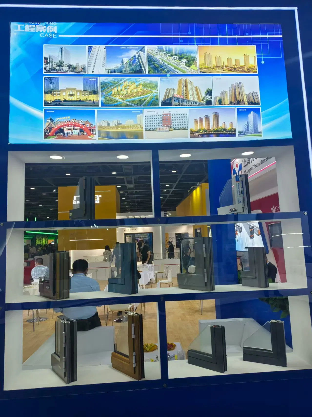 Aluminum Pd/PT Door Double-Leaf Folding Swing Door Modern Exterior Front Entry Slide Door