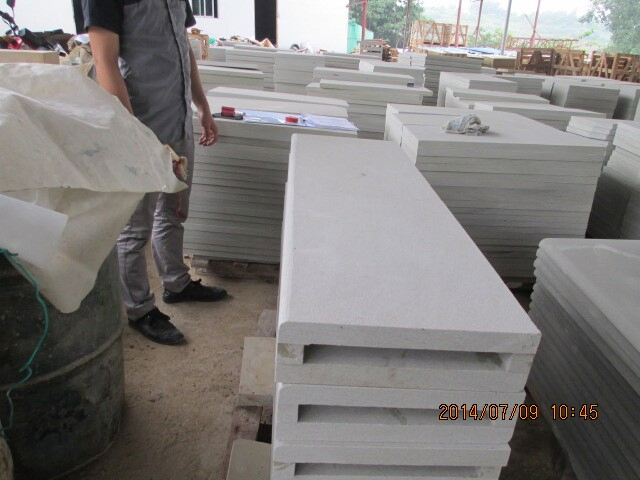 Premium Natural Honed White Sandstone Paving Tiles for Outdoor Projects
