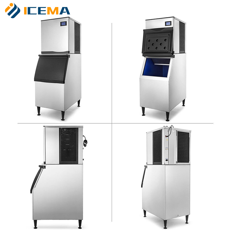 Commercial Square Ice Cube Making Maker Machine for Bar Restaurant Hotel 36-1000kg