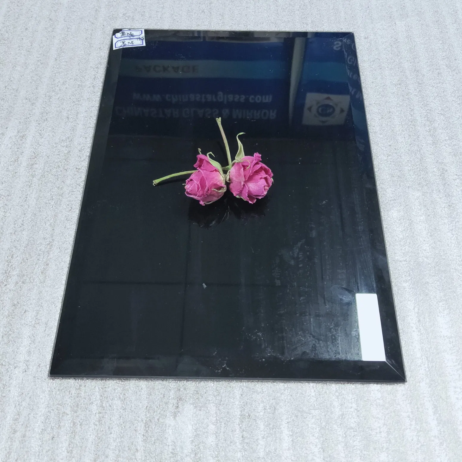 2.7mm Black Aluminium Mirror for Dressing and Decoration with Double Coated