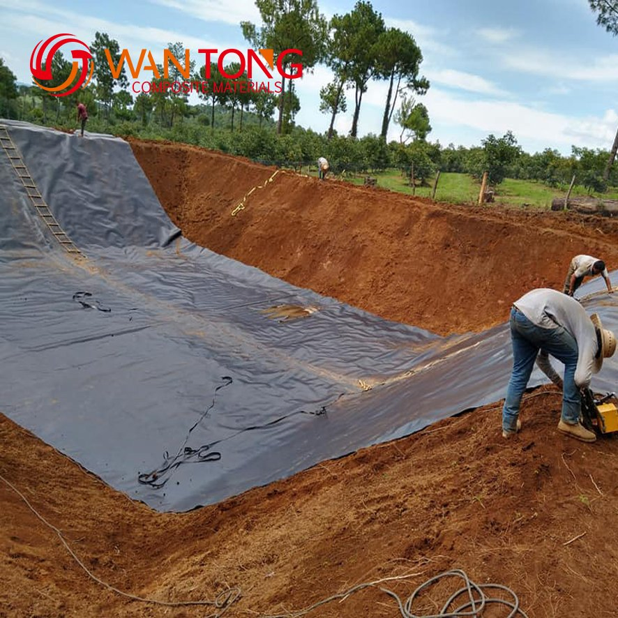 40mil or 1mm Smooth Geomembrane HDPE Pond Liner From China Supplier