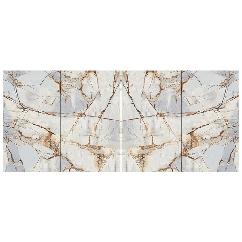 Blue Roma Quartzite Effect Ultra Compact Surface Slabs for Feature Wall