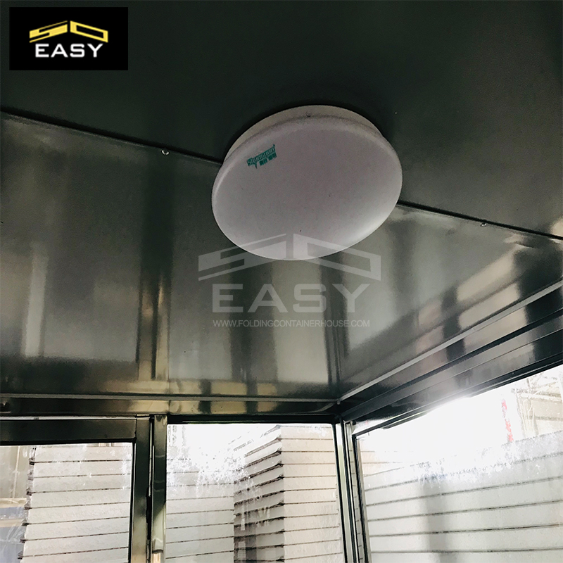 Fireproof Waterproof Stainless Outdoor Security House Prefab Guard House with Electricity