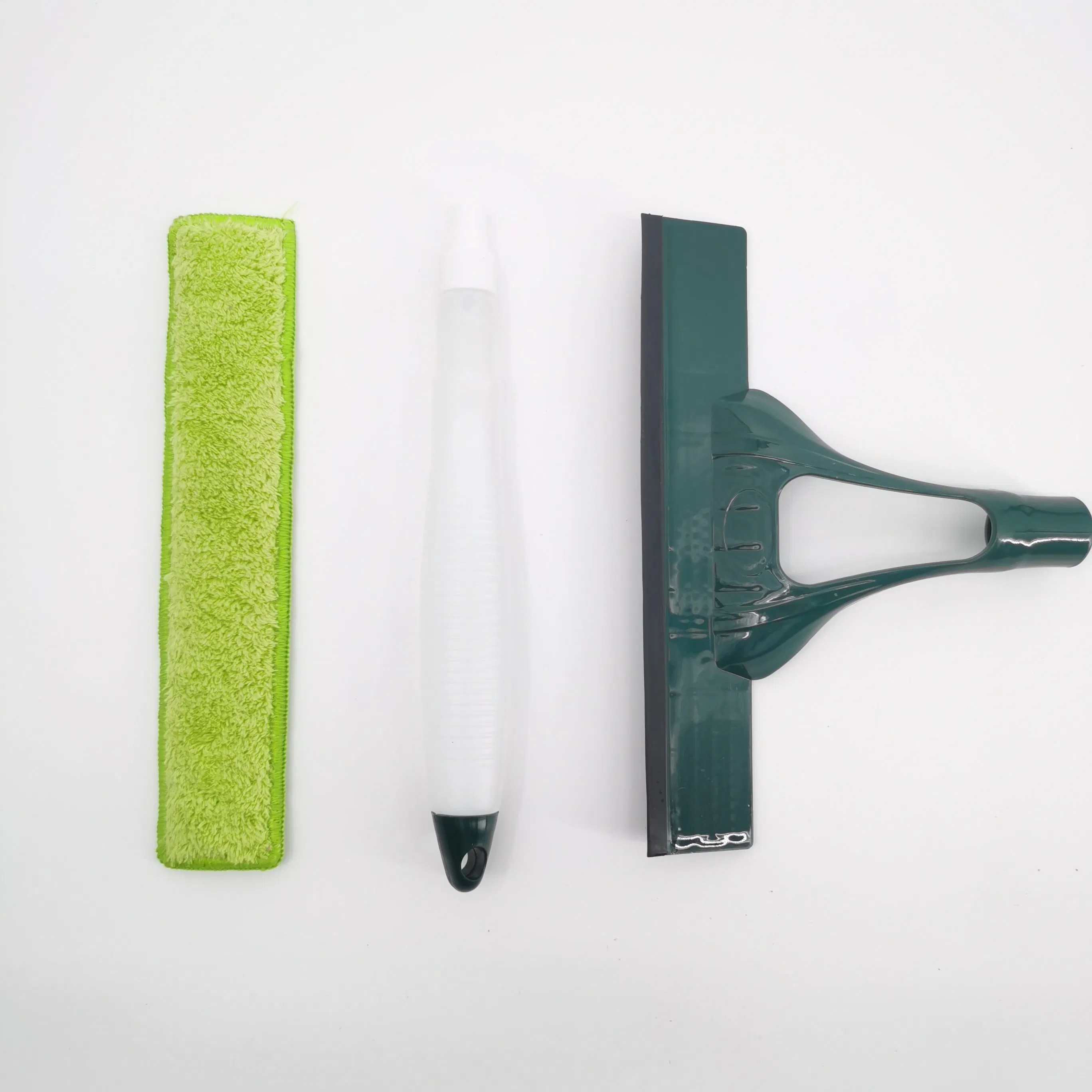 Window Scraper 2 in 1 Window Squeegee Cleaning Tool Washing Equipment Glass Wiper with Water Spray Bottle