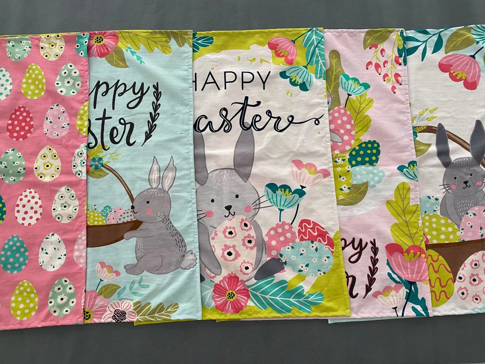 Custom Digital Print Easter Egg Mat Tea Towel Used for Easter