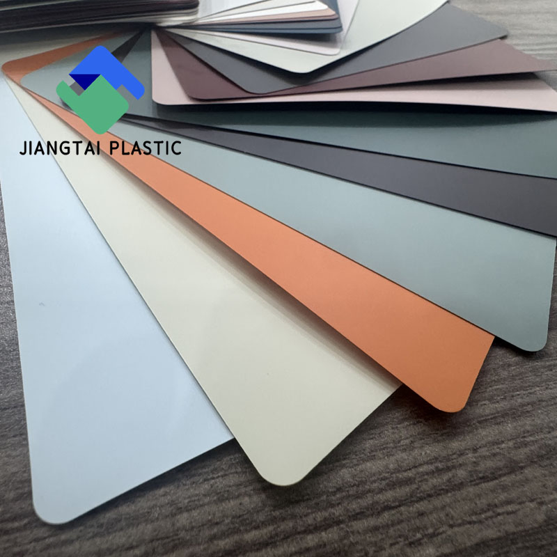 Jiangtai High Glossy Pet Film PVC Decorative Lamination Film for Wall Panels Furniture Cabinets