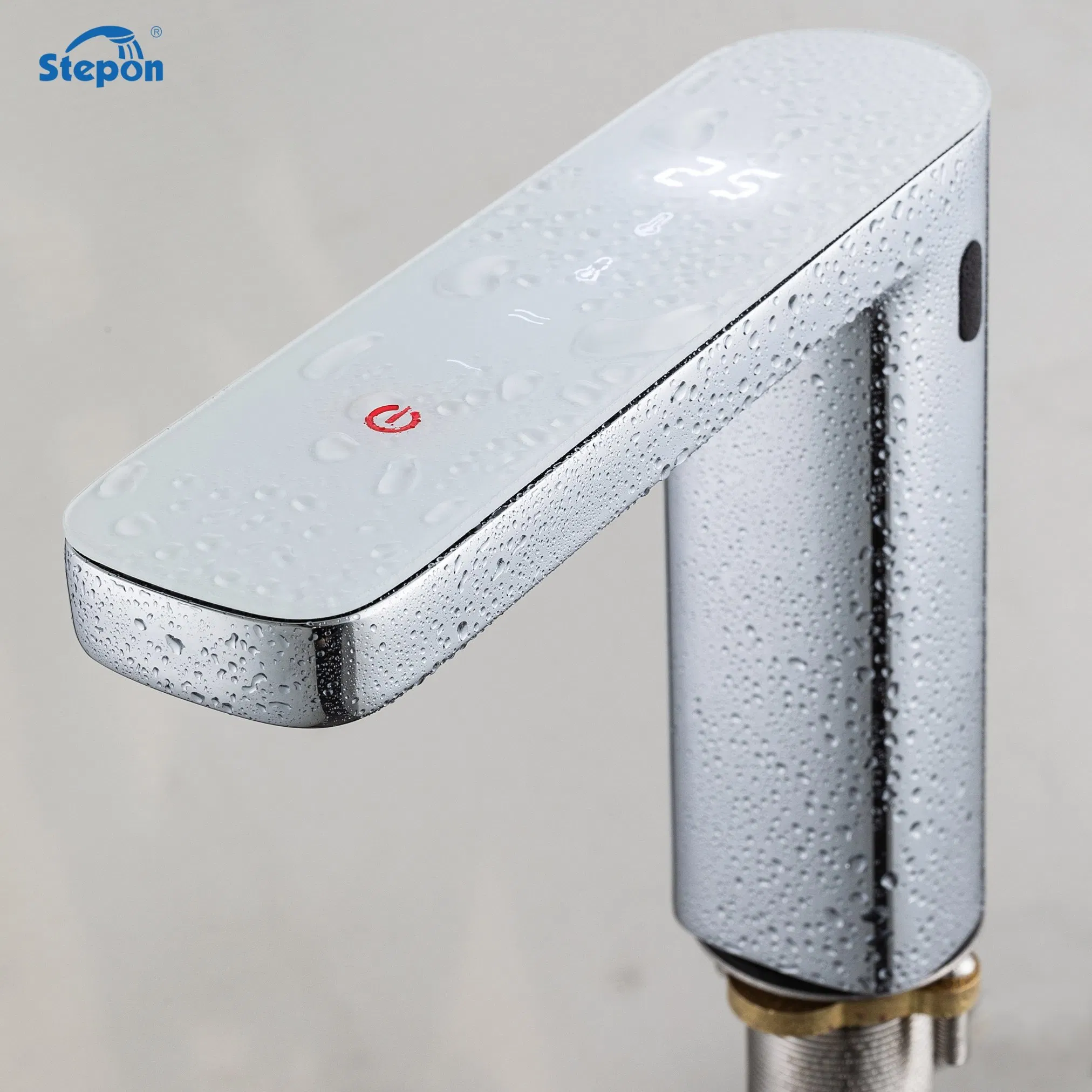 Stepon Smart Sensor Faucet Touchlesscontrol Dualmode Hydro Power Auto Temp
