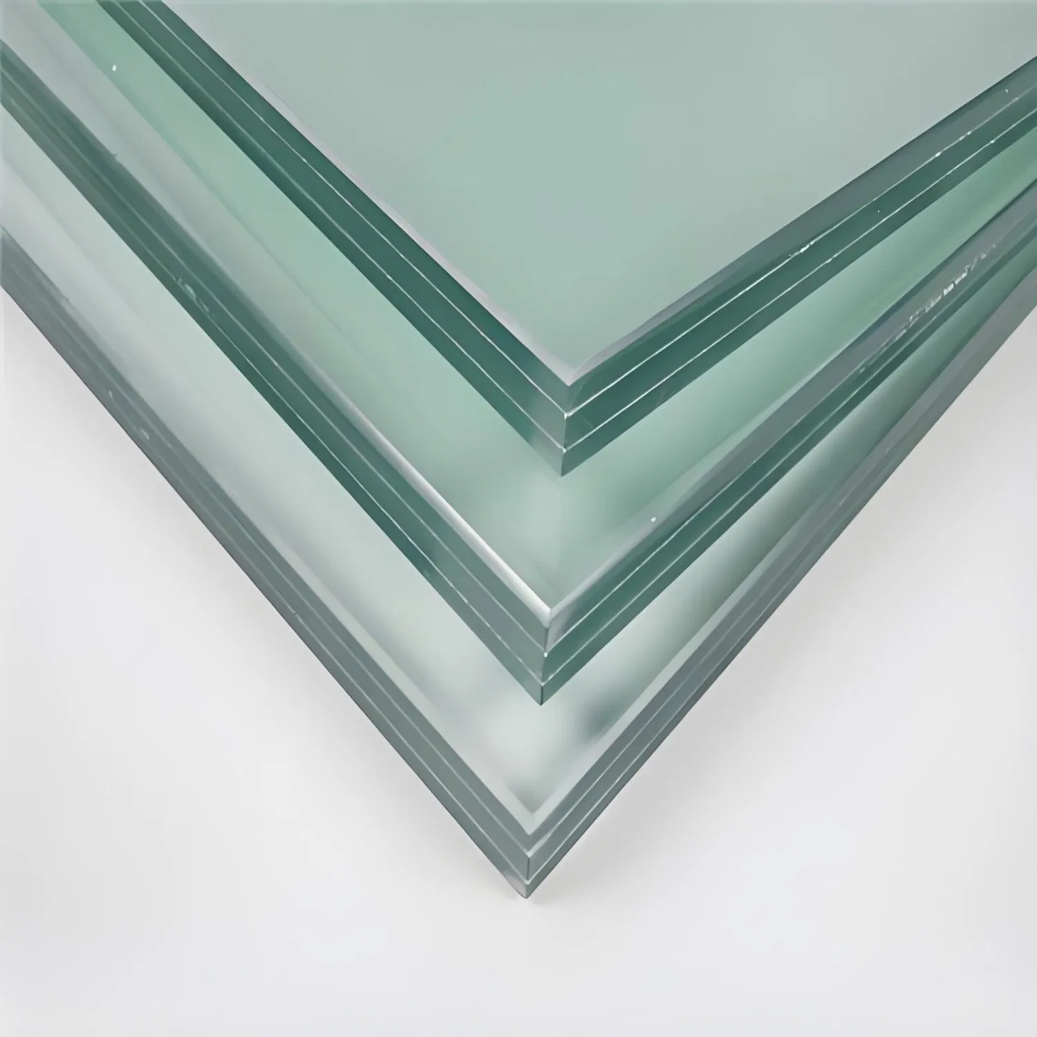 Skylight Industrial Staircase Building Glass 4mm-12mm Safety Transparent PVB Laminated Glass