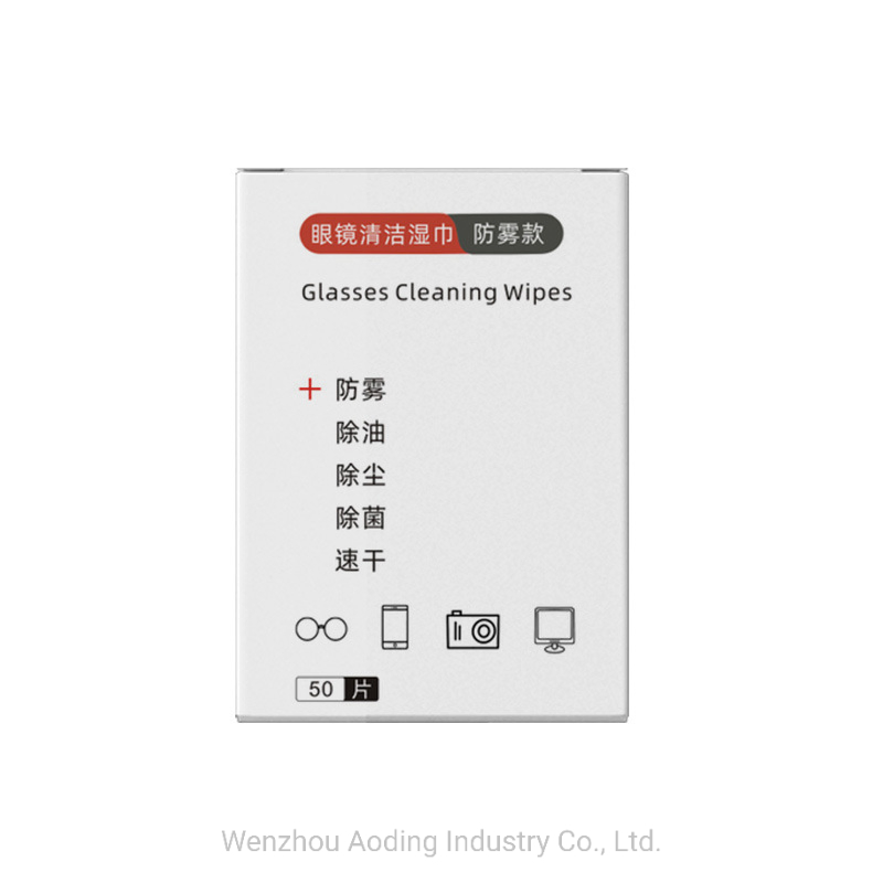 Pre-Moistened Lens Cleaning Wipes Screen and Glasses Wet Wipes