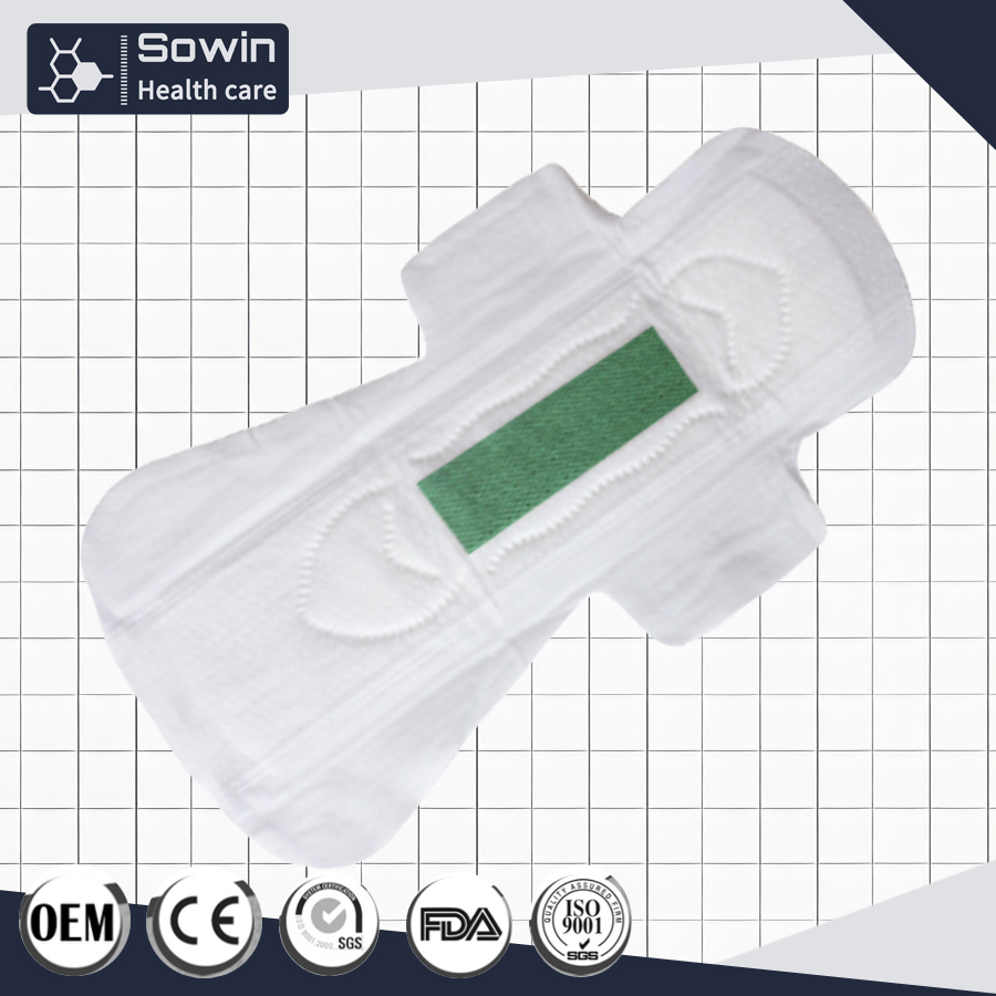Feminine Hygiene Products Exporter Wormwood Powder Chip Anti-Inflammatory Sanitary Napkin