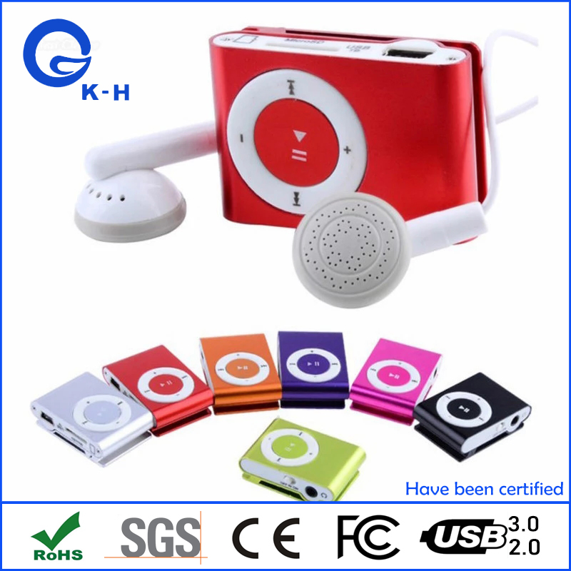 Fashion New MP3 Player Mini Clip USB Music Player Portable Simple Gift