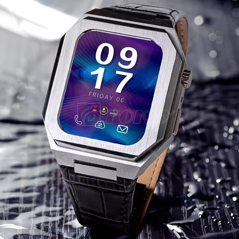Кожаный ремешок и чехол для Apple Watch