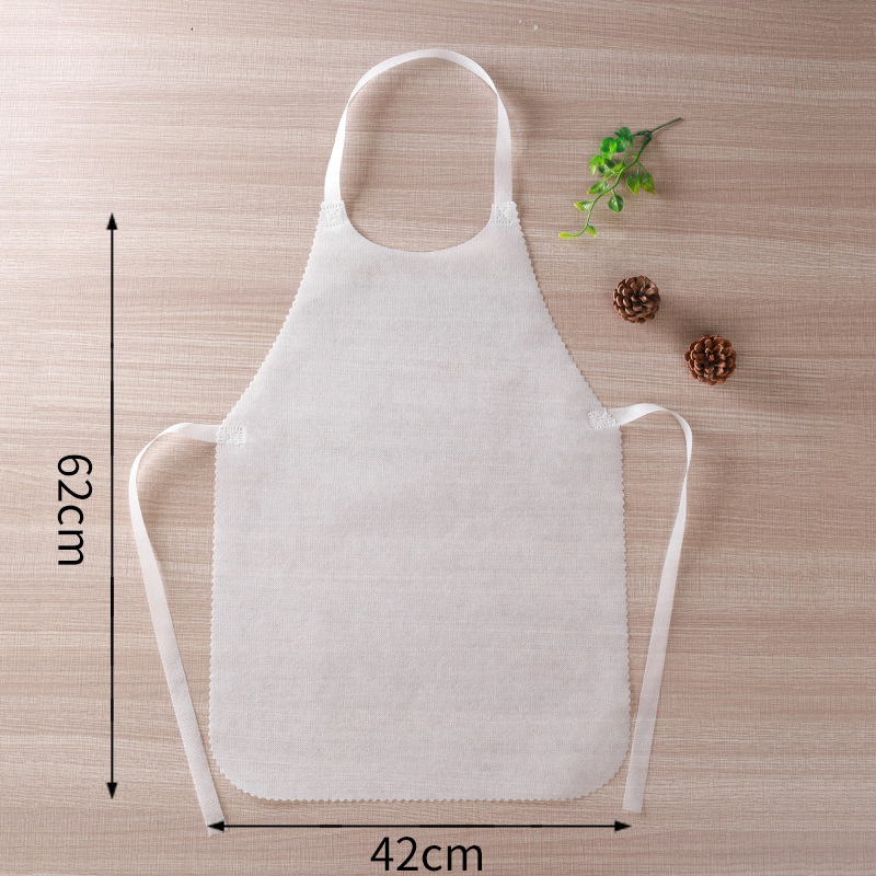 Disposable Non-Woven Apron Custom Logo and Color High Quality