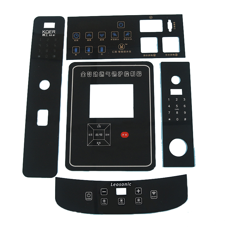 Custom Printing Polyethylene Polyester Vinyl Die Cut Printing Control Panel Sticker