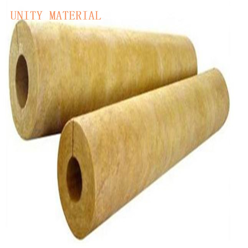 Good Water Resistance Fireproof and Insulating Rock Wool Tube for Industrial High Temperature Pipelines